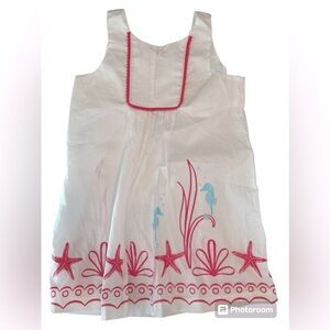 Janie and Jack Girls swim cover-up dress size 3. NEW